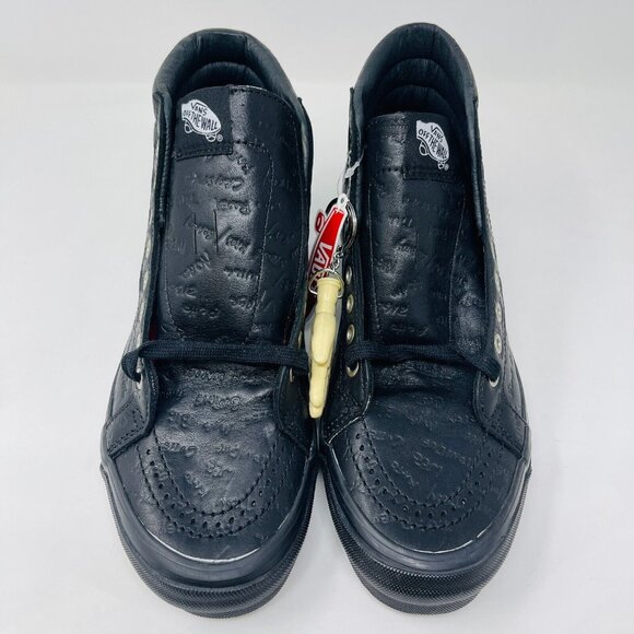 Vans Sk8 Hi Jim Goldberg Raised By Wolves Mens Size 8.5 Sneakers Black Leather - Picture 3 of 15